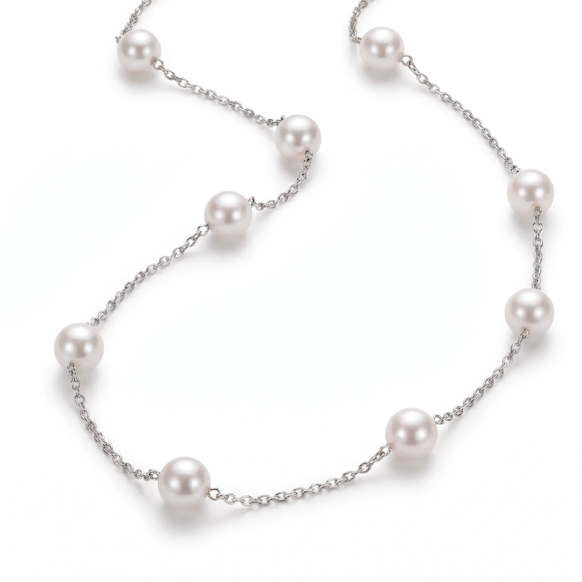 Pearl Station Necklace