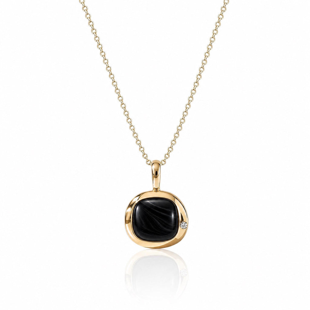 Capricorn Birthstone Necklace, Reversible
