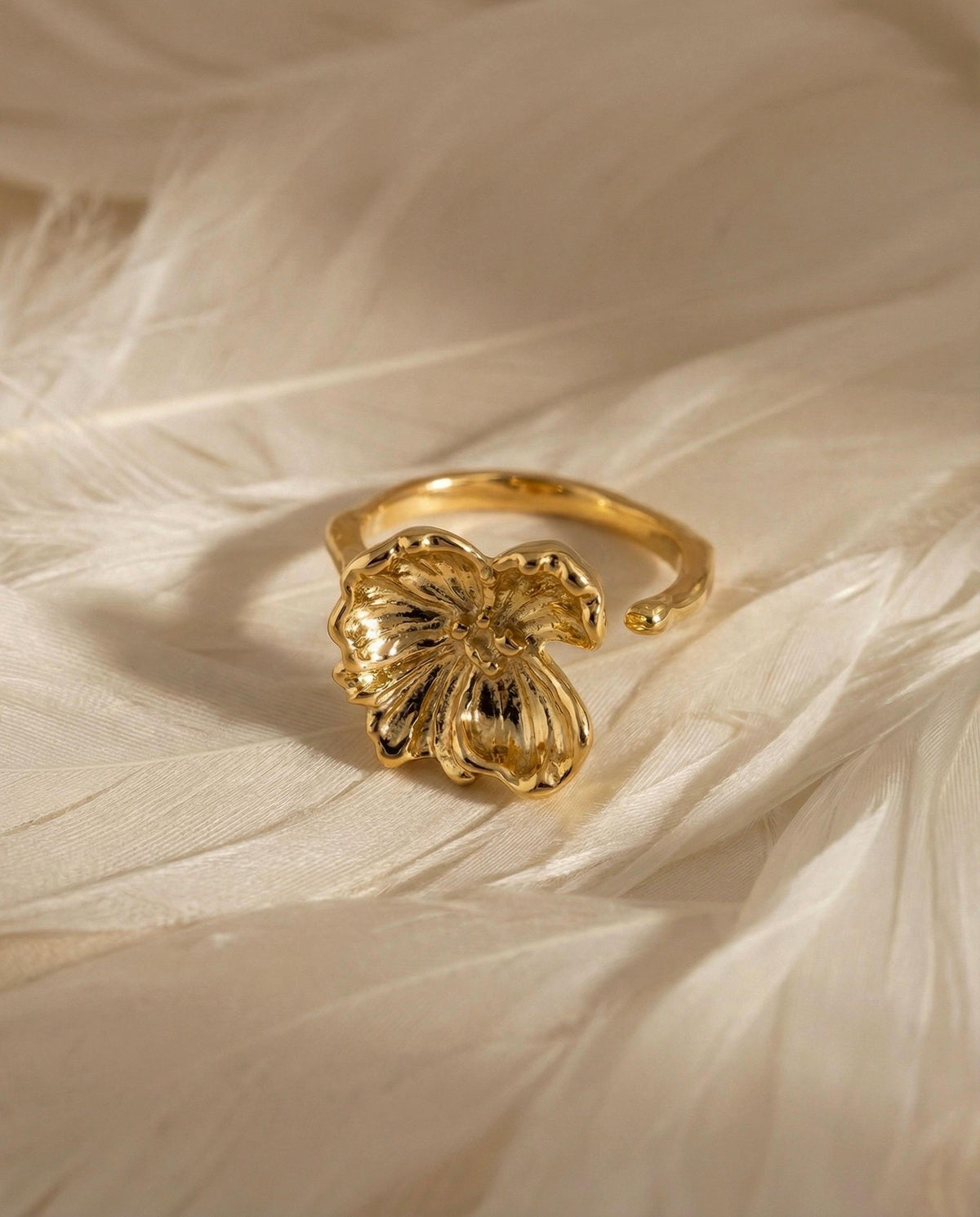 Orchid Butterfly Ring
