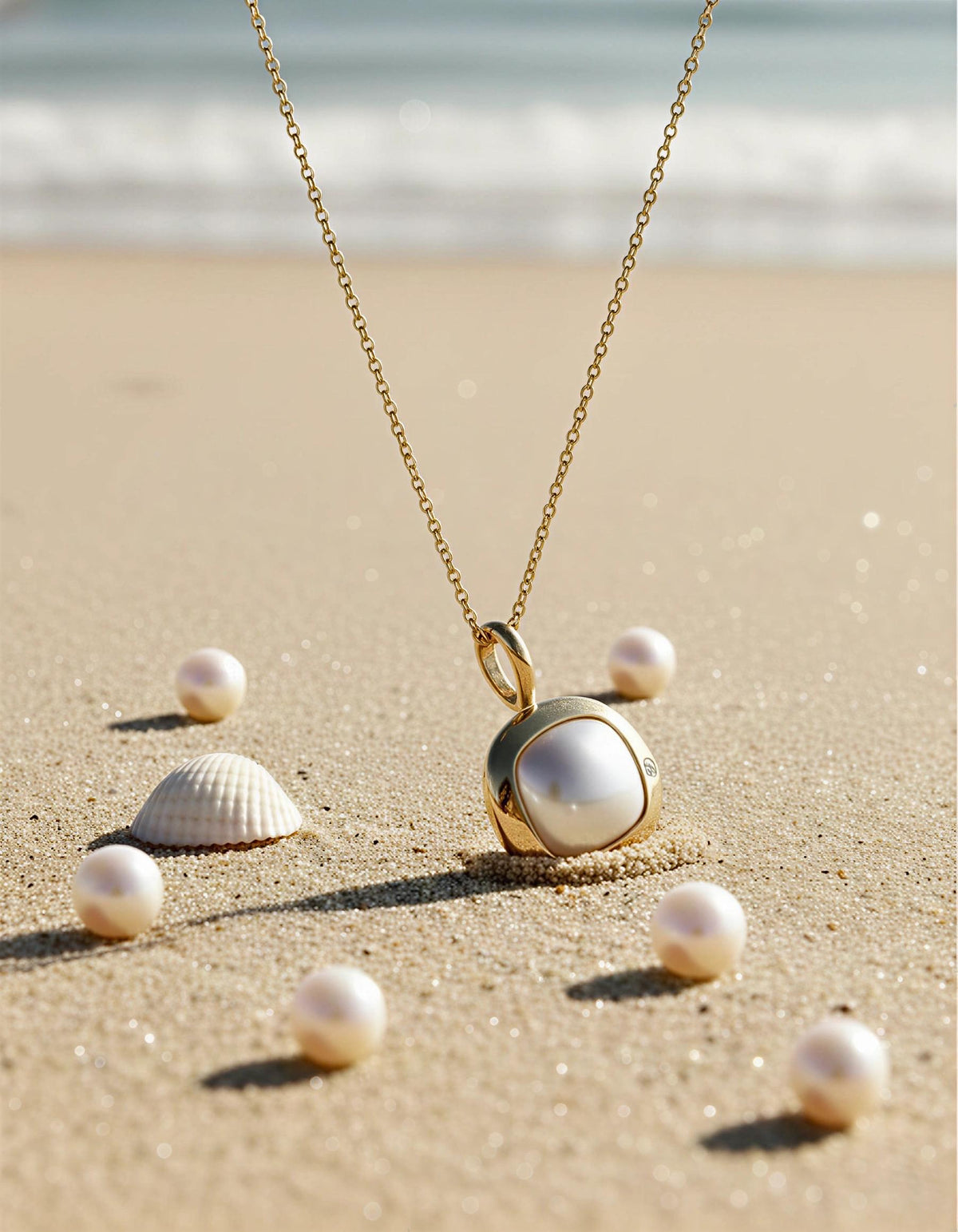 Aries Birthstone Necklace, Reversible