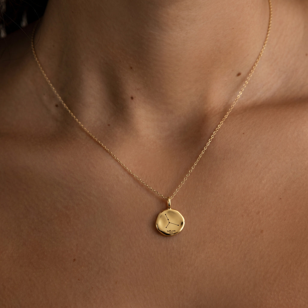 Cancer Birthstone Necklace, Reversible