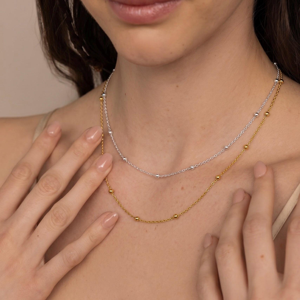 Satellite Chain Necklace