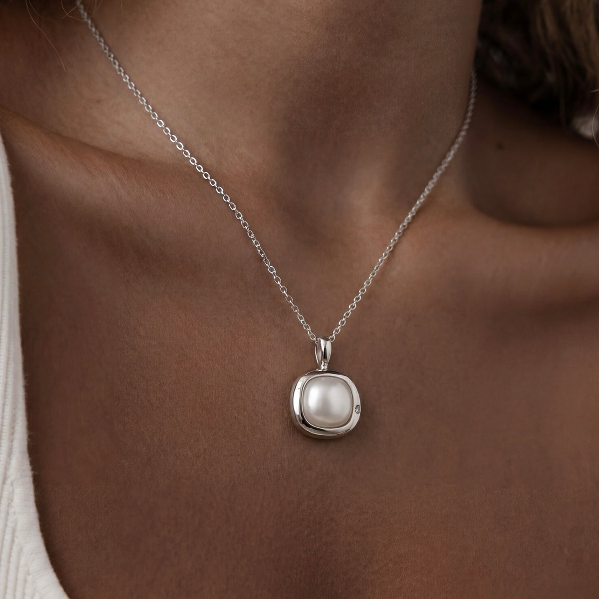 Aries Birthstone Necklace, Reversible