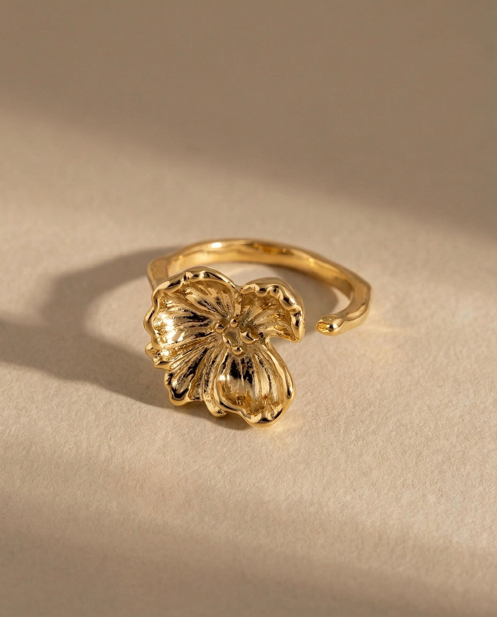 Orchid Butterfly Ring