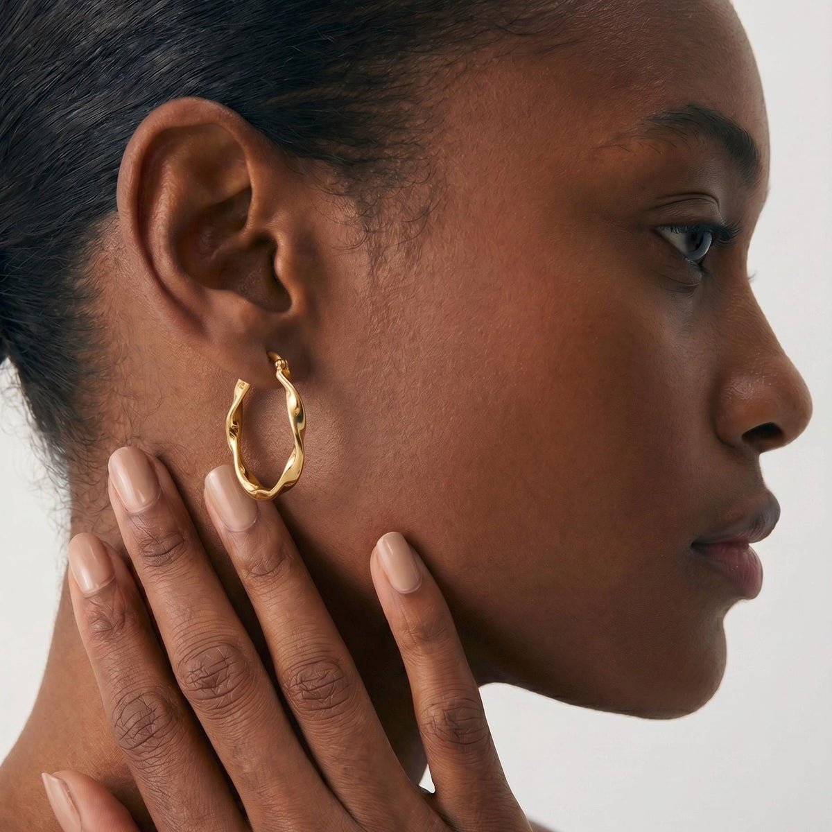 Twisted Rope Hoop Earrings, 18K Gold Vermeil or 925 Sterling Silver, Braided Textured Design, Dainty Everyday Hoops, Gift for Her