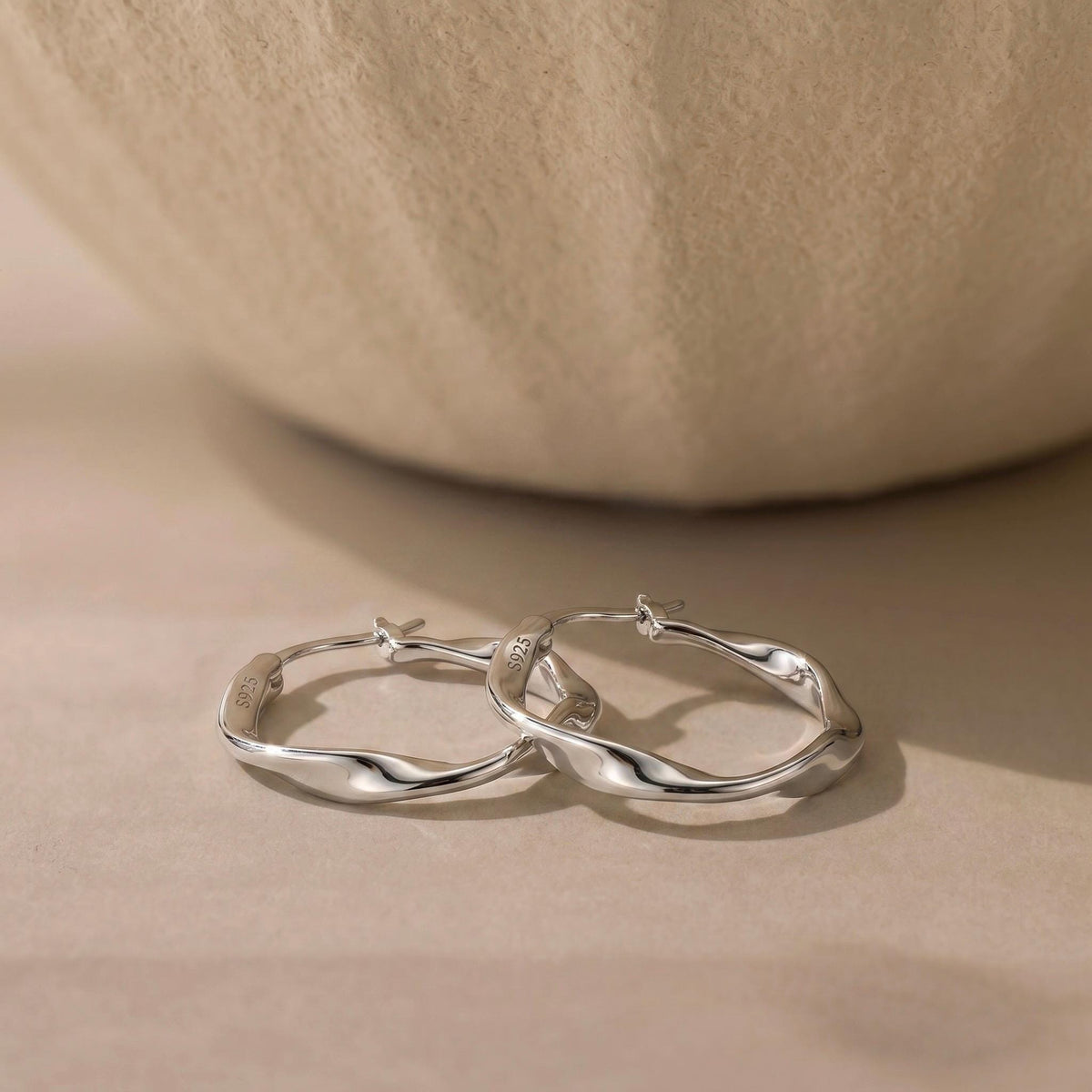 Twisted Rope Hoop Earrings, 18K Gold Vermeil or 925 Sterling Silver, Braided Textured Design, Dainty Everyday Hoops, Gift for Her