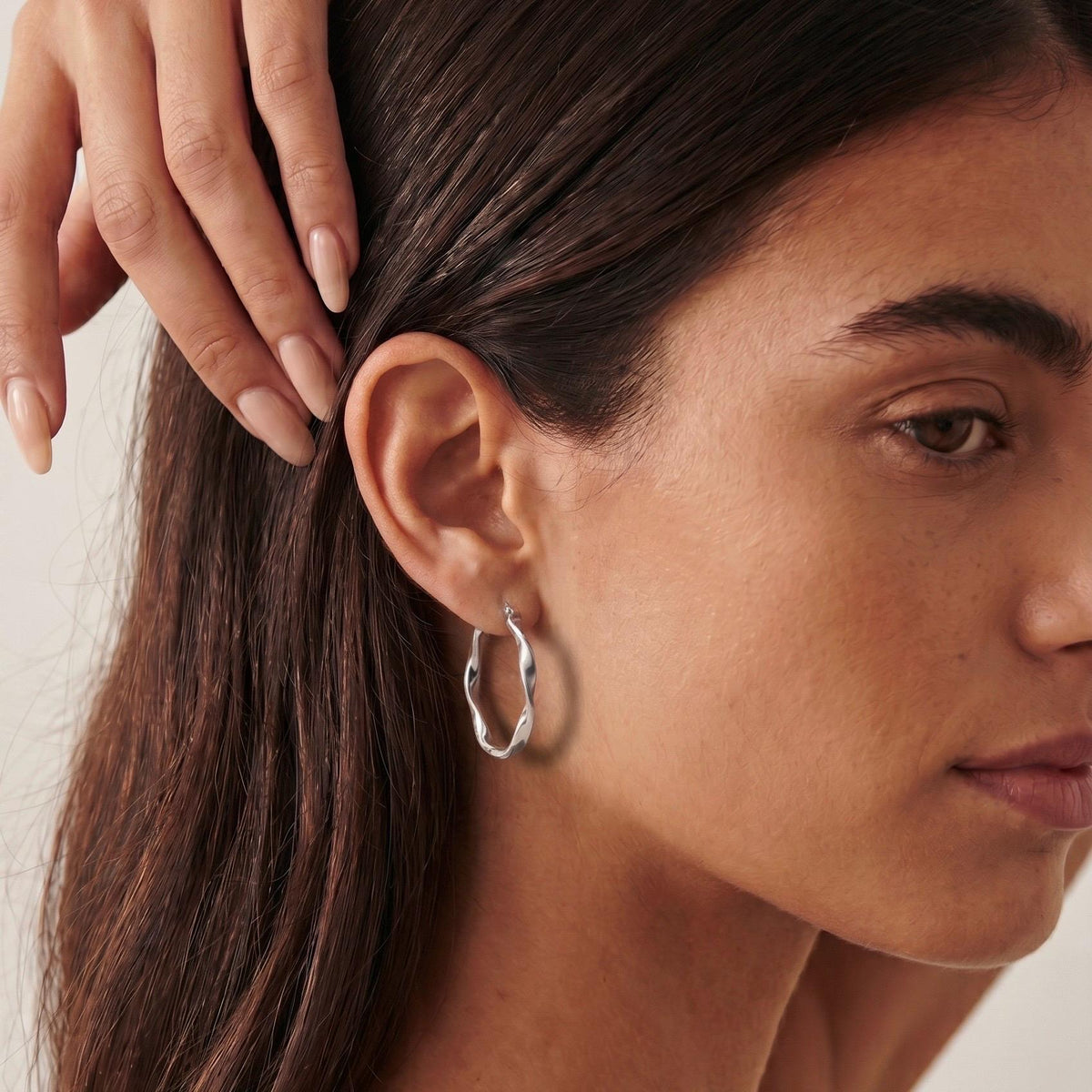 Twisted Rope Hoop Earrings, 18K Gold Vermeil or 925 Sterling Silver, Braided Textured Design, Dainty Everyday Hoops, Gift for Her
