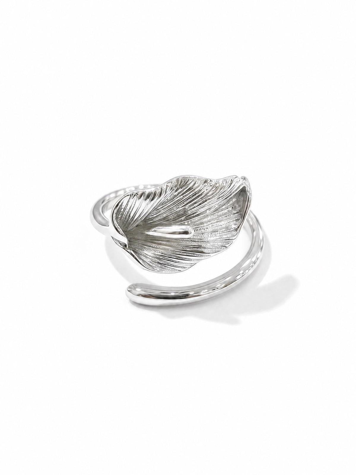 Lily Ring Gift | Adjustable Open Ring | 18K Gold Vermeil or 925 Silver | Nature Inspired Everyday Jewelry