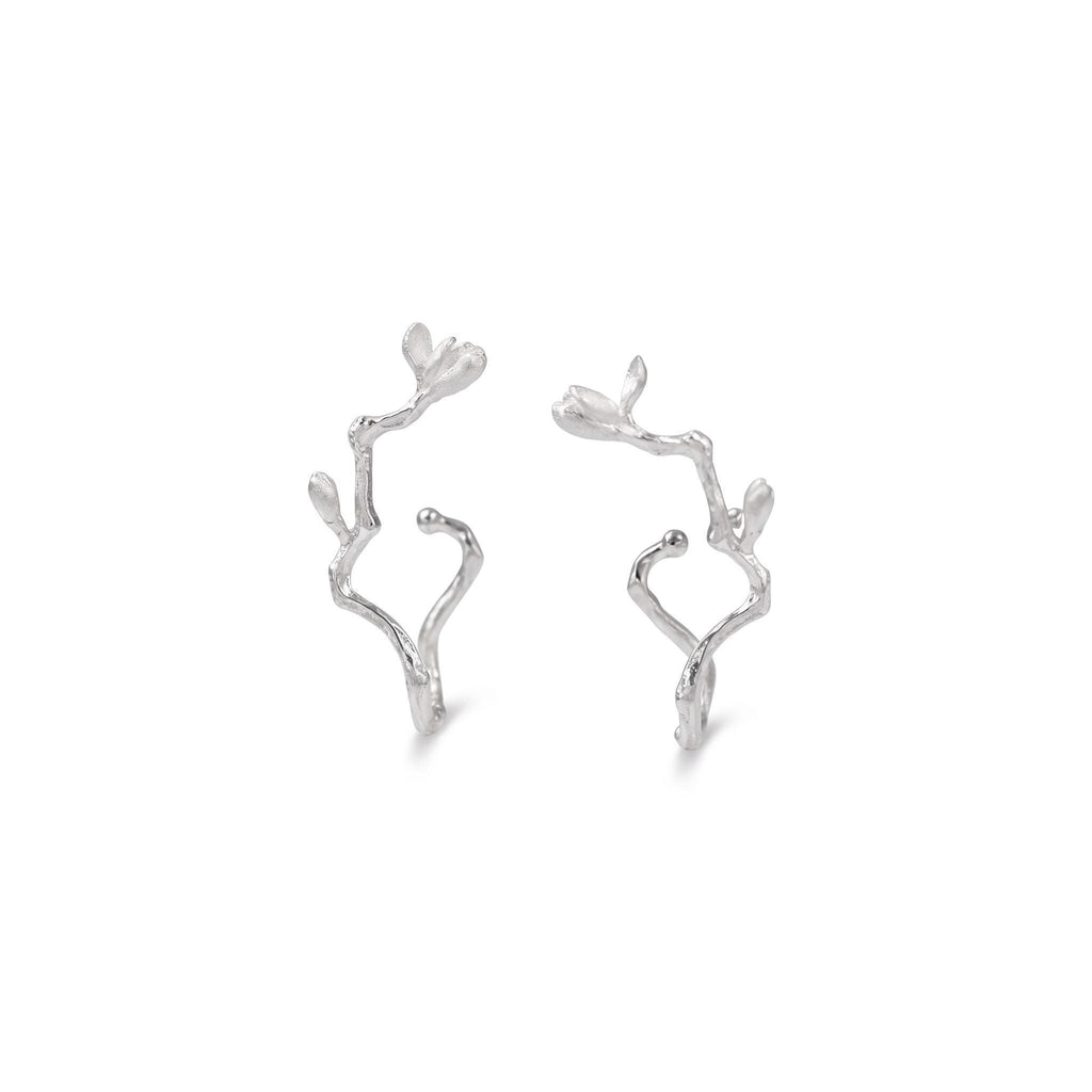 Gold Branch Ear Cuff No Piercing | Twig Ear Climber Earring | 18K Gold Vermeil | Nature Inspired Jewelry | Gift for Her