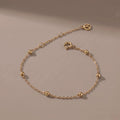 Satellite Chain Bracelet, 18K Gold Vermeil or 925 Sterling Silver, Dainty Ball Chain Design, Minimalist Everyday Jewelry, Gift for Her